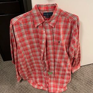 Ralph Lauren Long Sleeve Shirt (Orange)